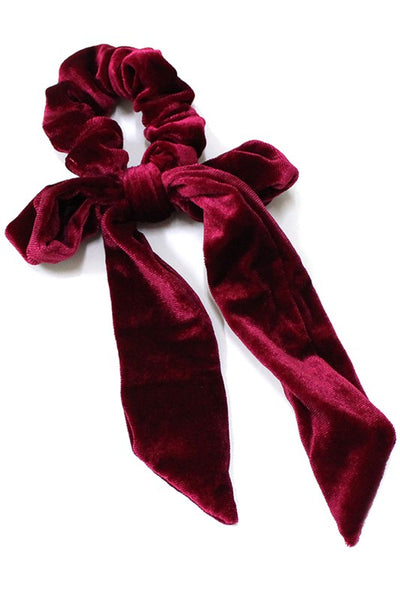 Velvet Scrunnci Scarf